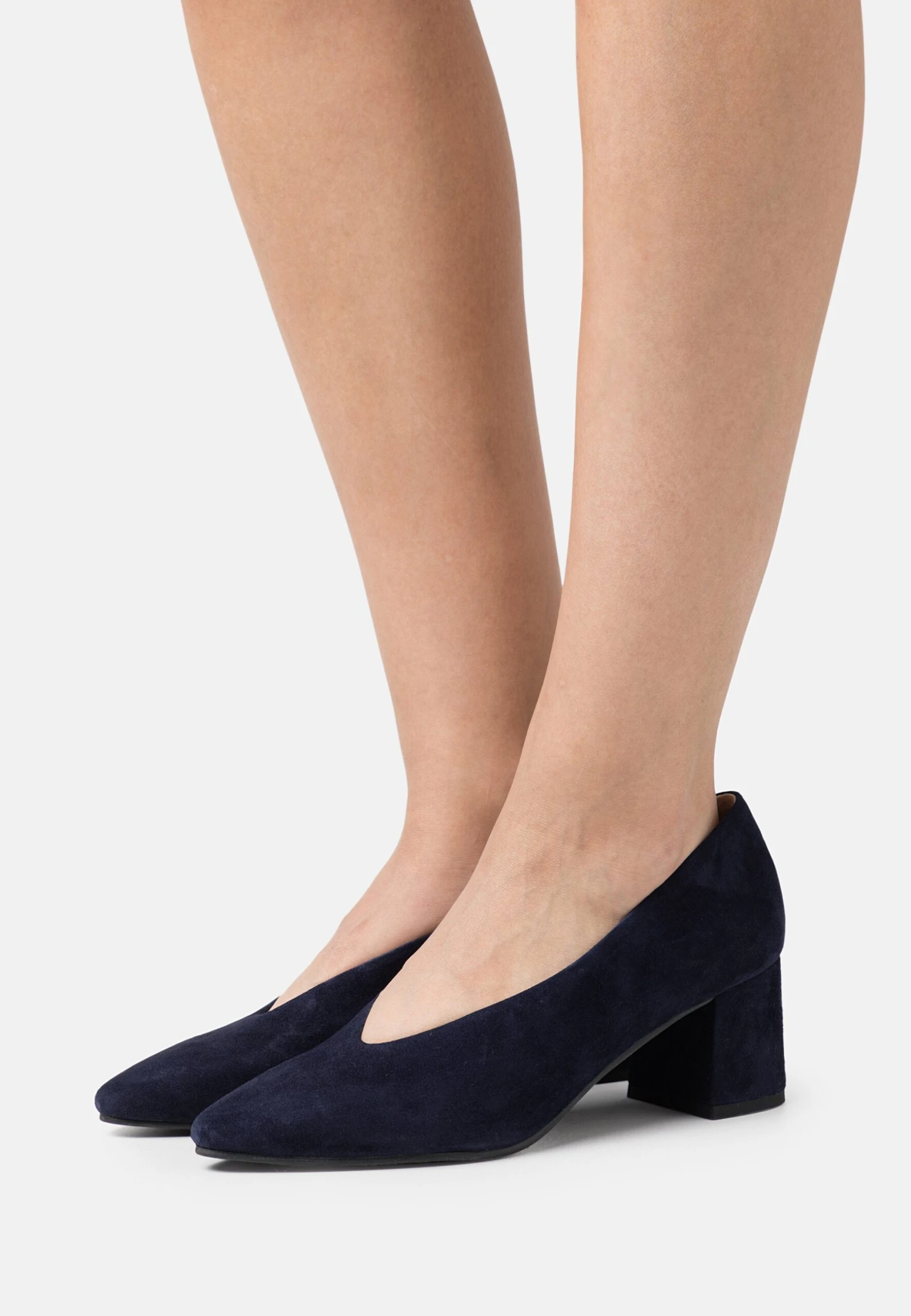 Leather - Klassieke Pumps - Dark Blue