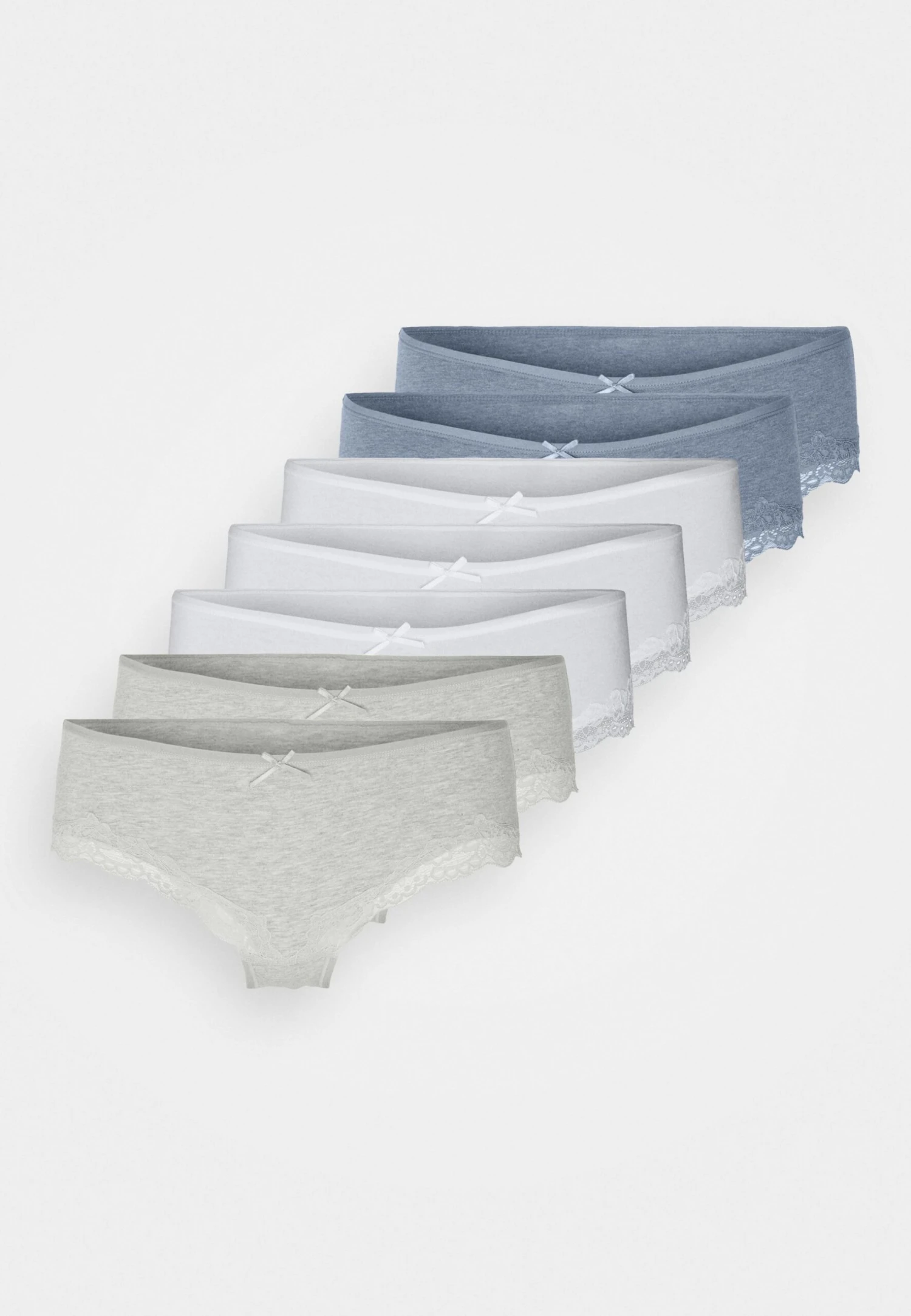 7 Pack - Slip - Blue/Grey/White