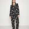 Anna Field Set - Pyjama - Black/Offwhite