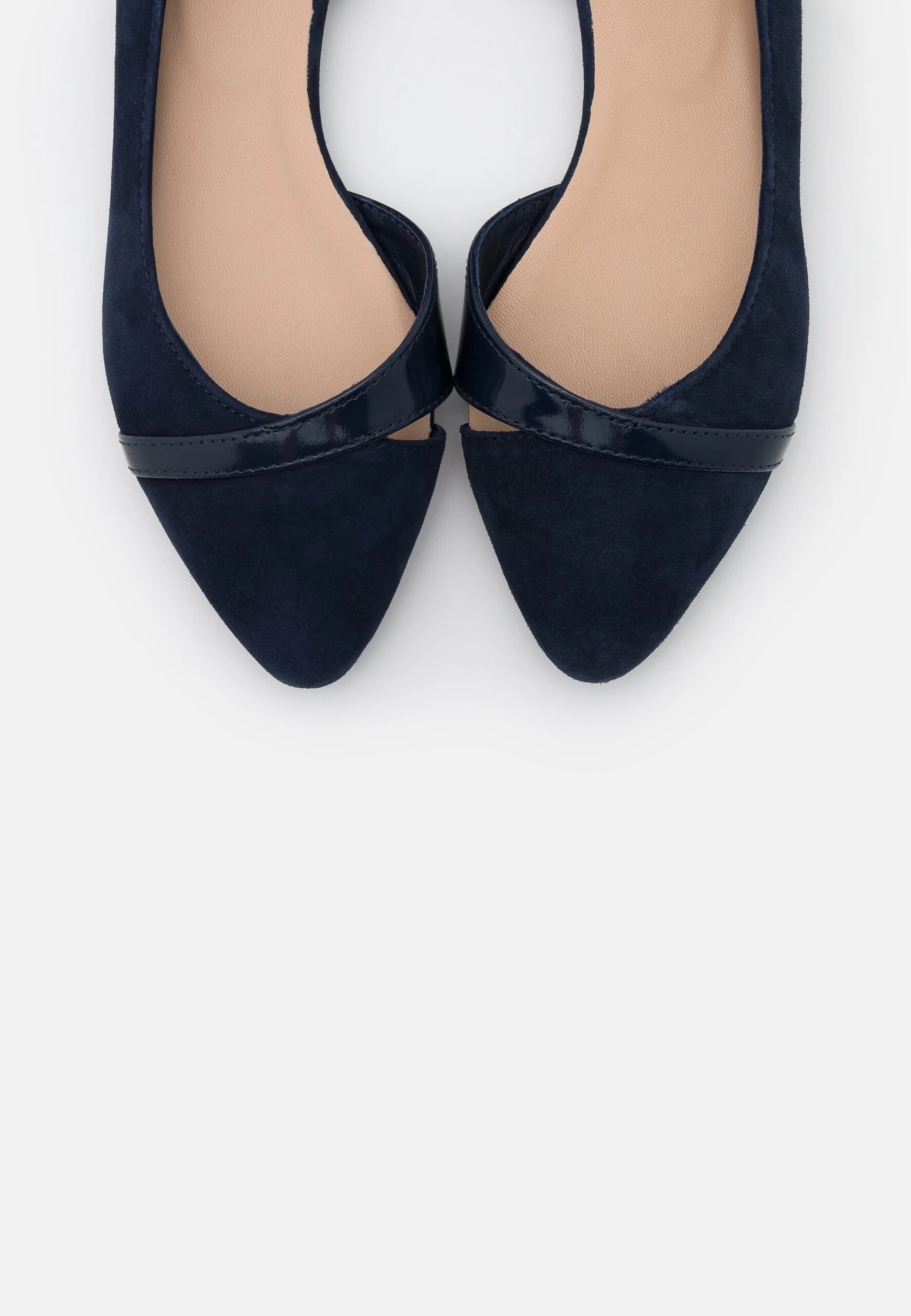 Leather- Ballerina'S - Dark Blue