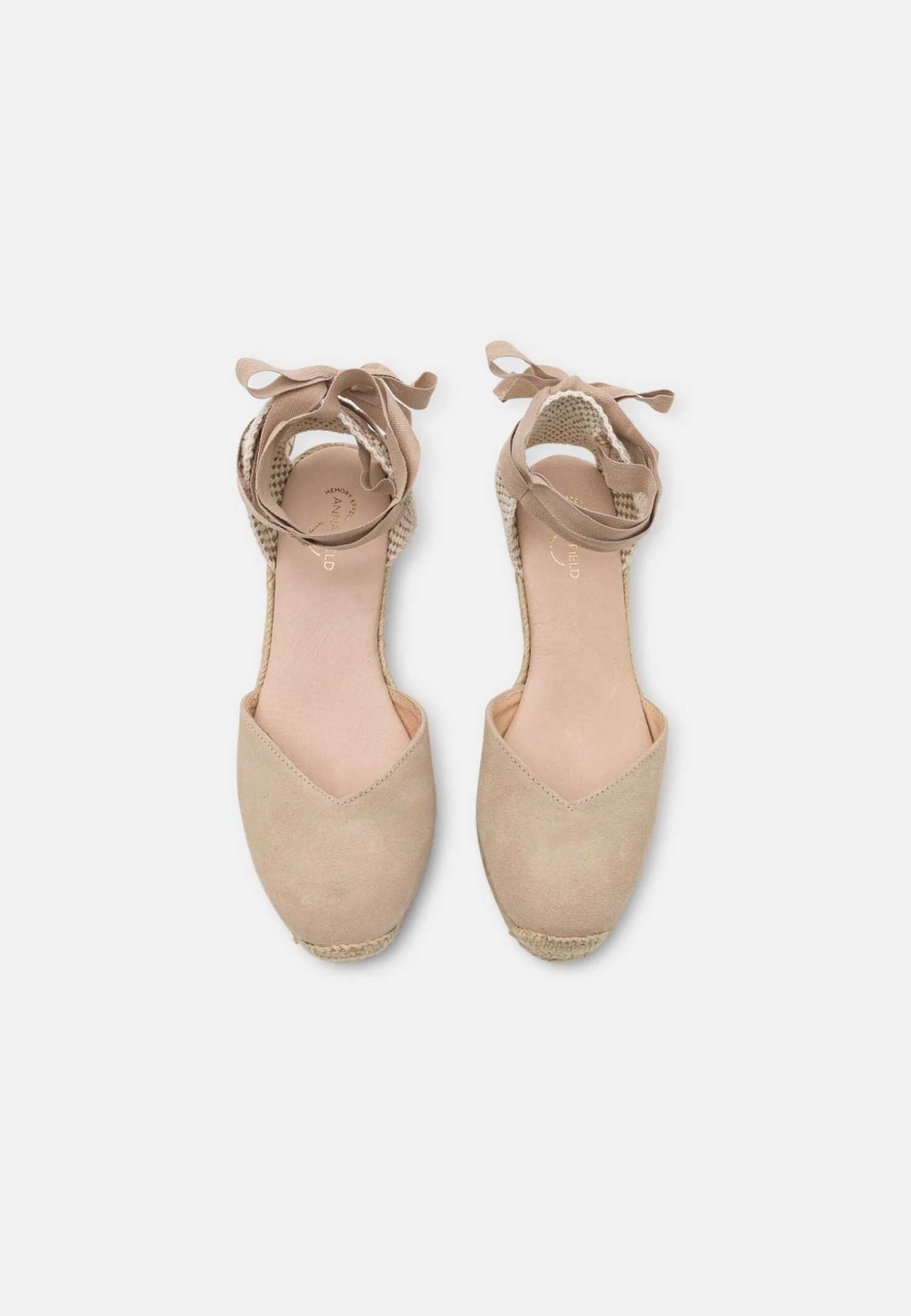Leather- Veterpumps - Beige