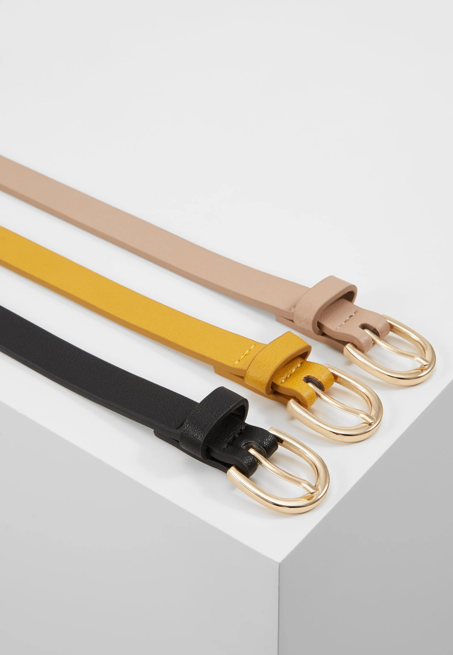 3 Pack - Tailleriem - Black/Yellow/Taup