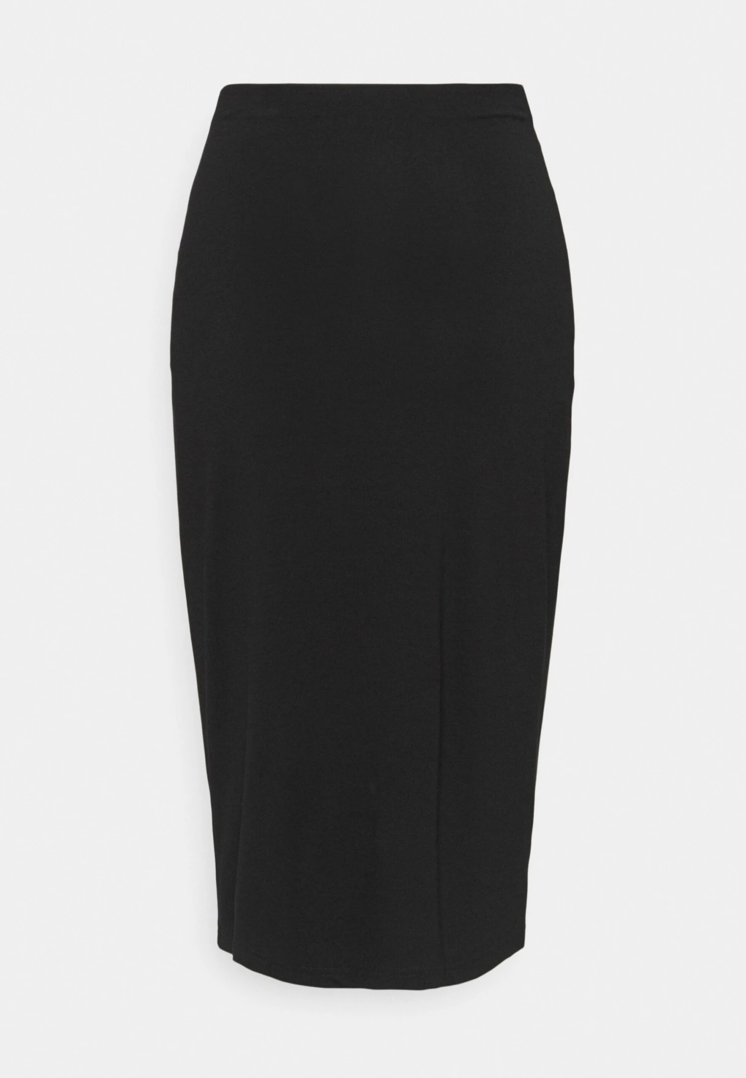 Front Knot Midi Skirt - Kokerrok - Black