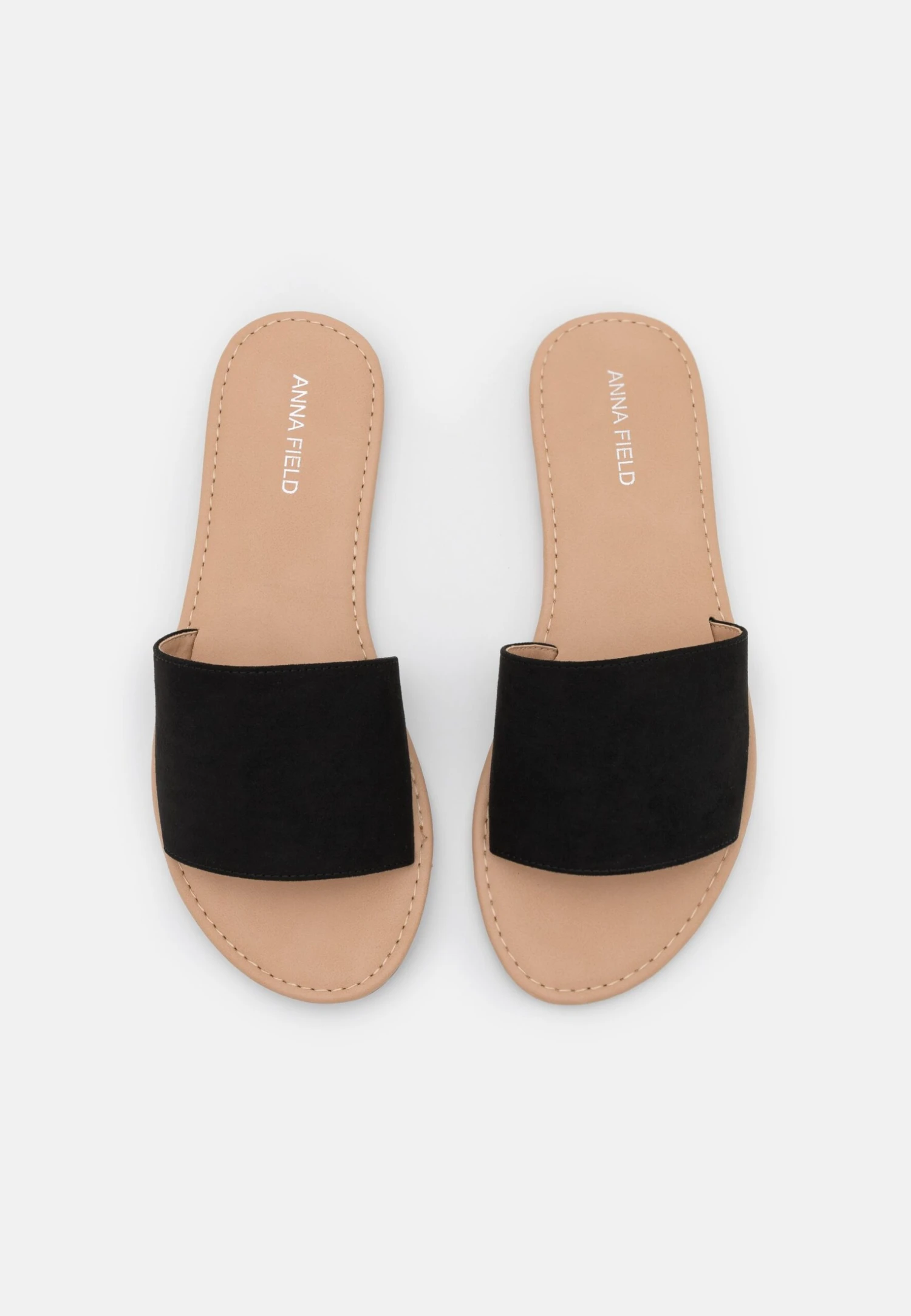 2 Pack - Muiltjes - Black/Cognac