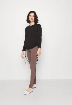 Leggings Maternity - Legging - Black - Mottled Dark Brown