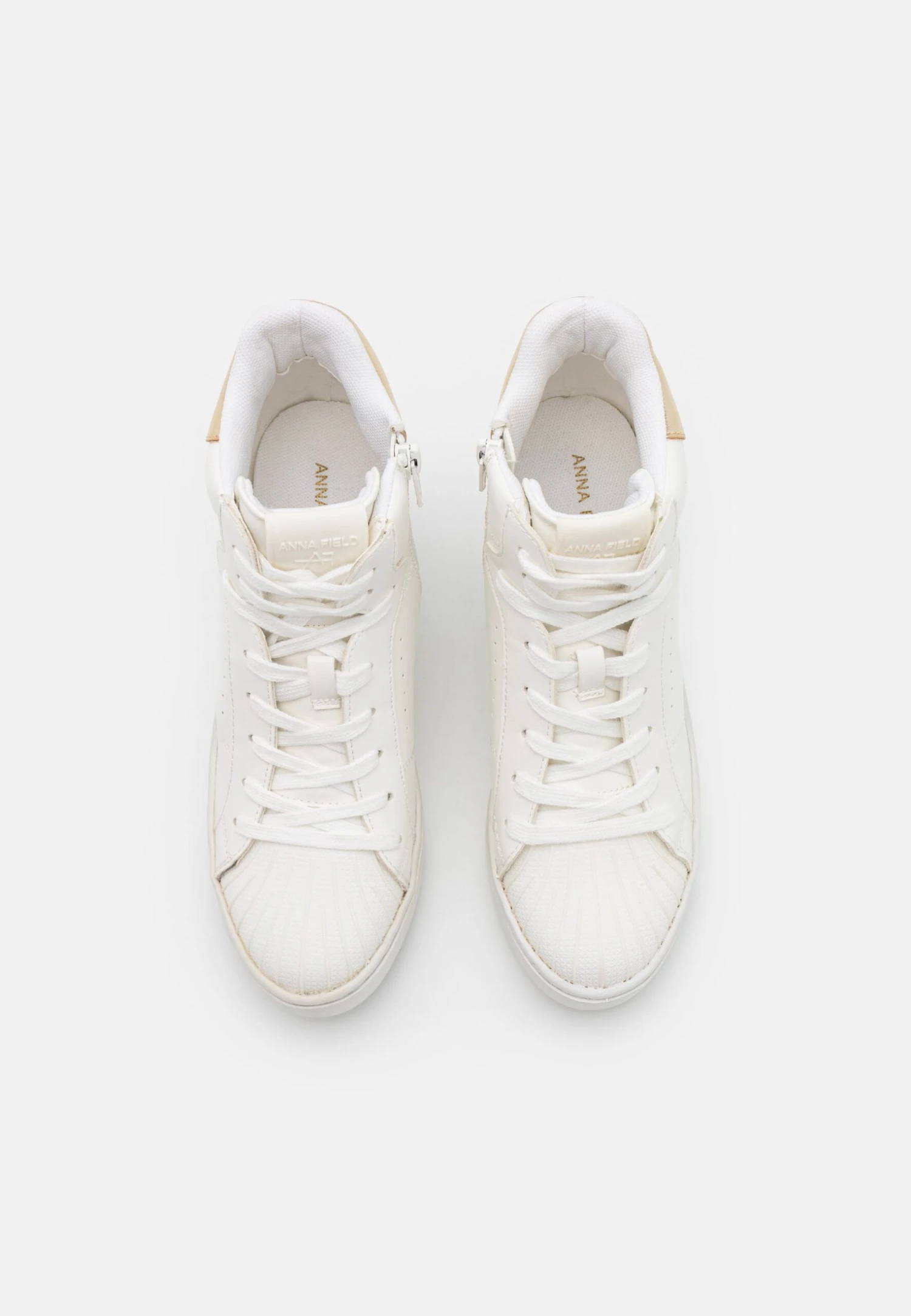 Sneakers Hoog - White/Gold