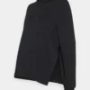 Nursing Hoodie With Slit - Hoodie - Black