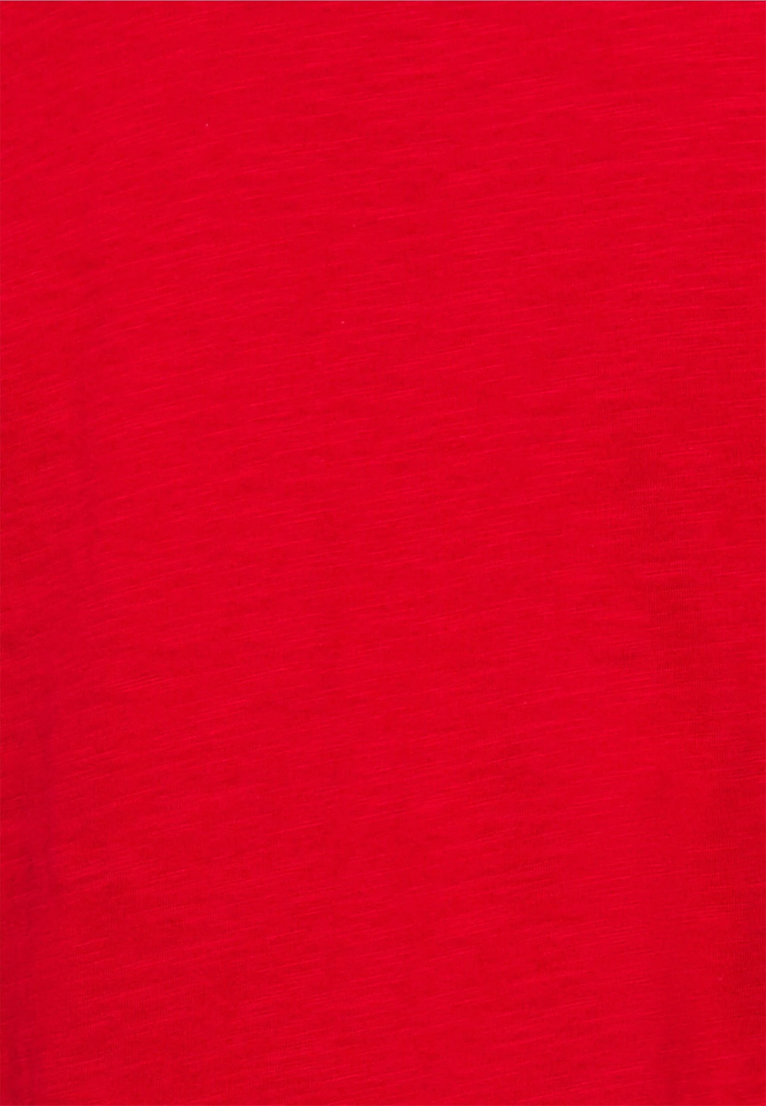 Slub Jersey- T-Shirt Basic - Red