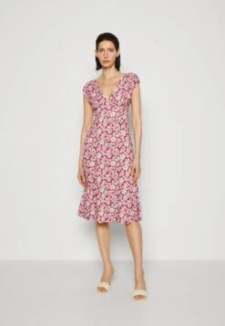 Anna Field Jerseyjurk - Brown/Beige/Pink