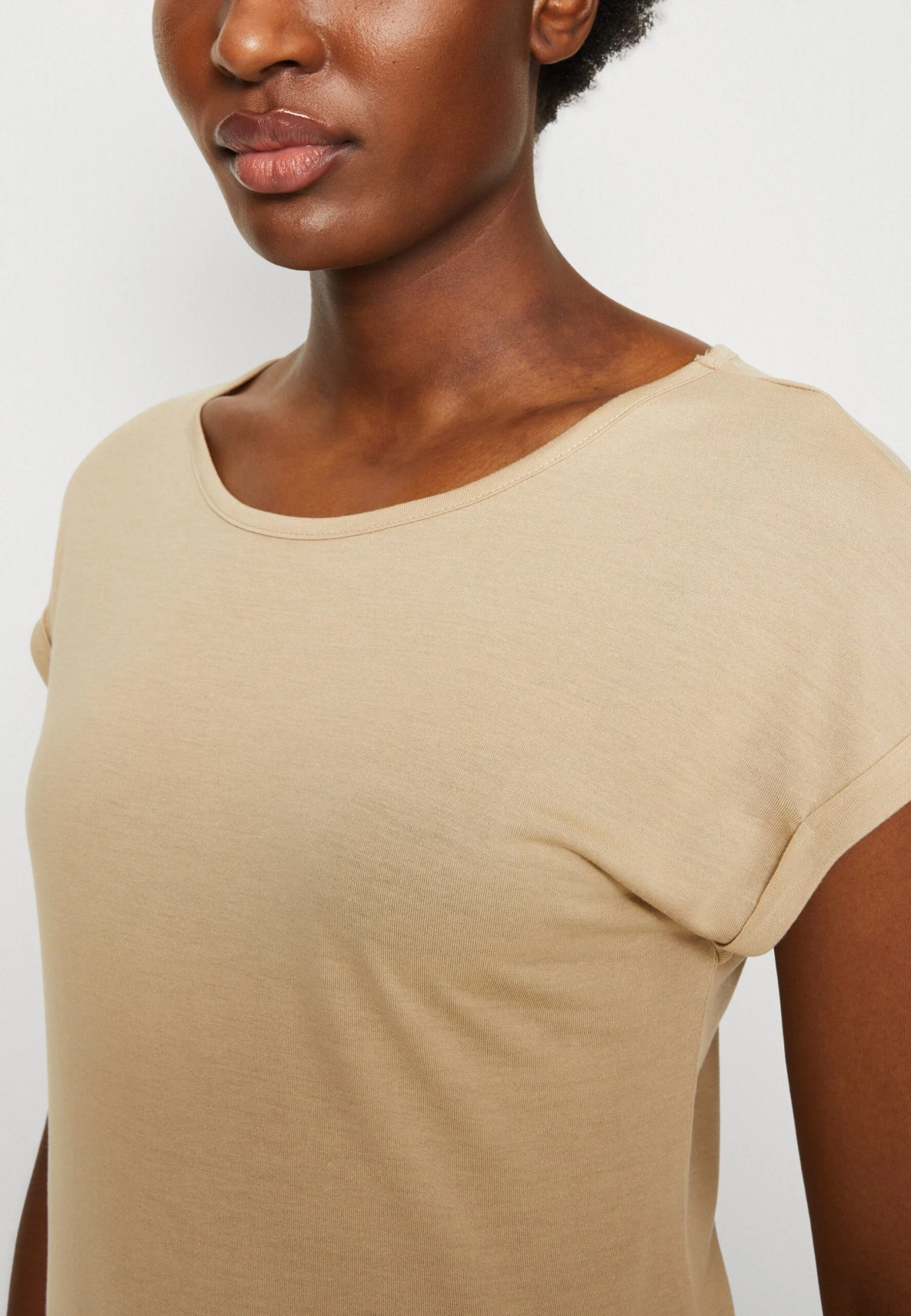 3 Pack - T-Shirt Basic - Beige/Off-White/Red