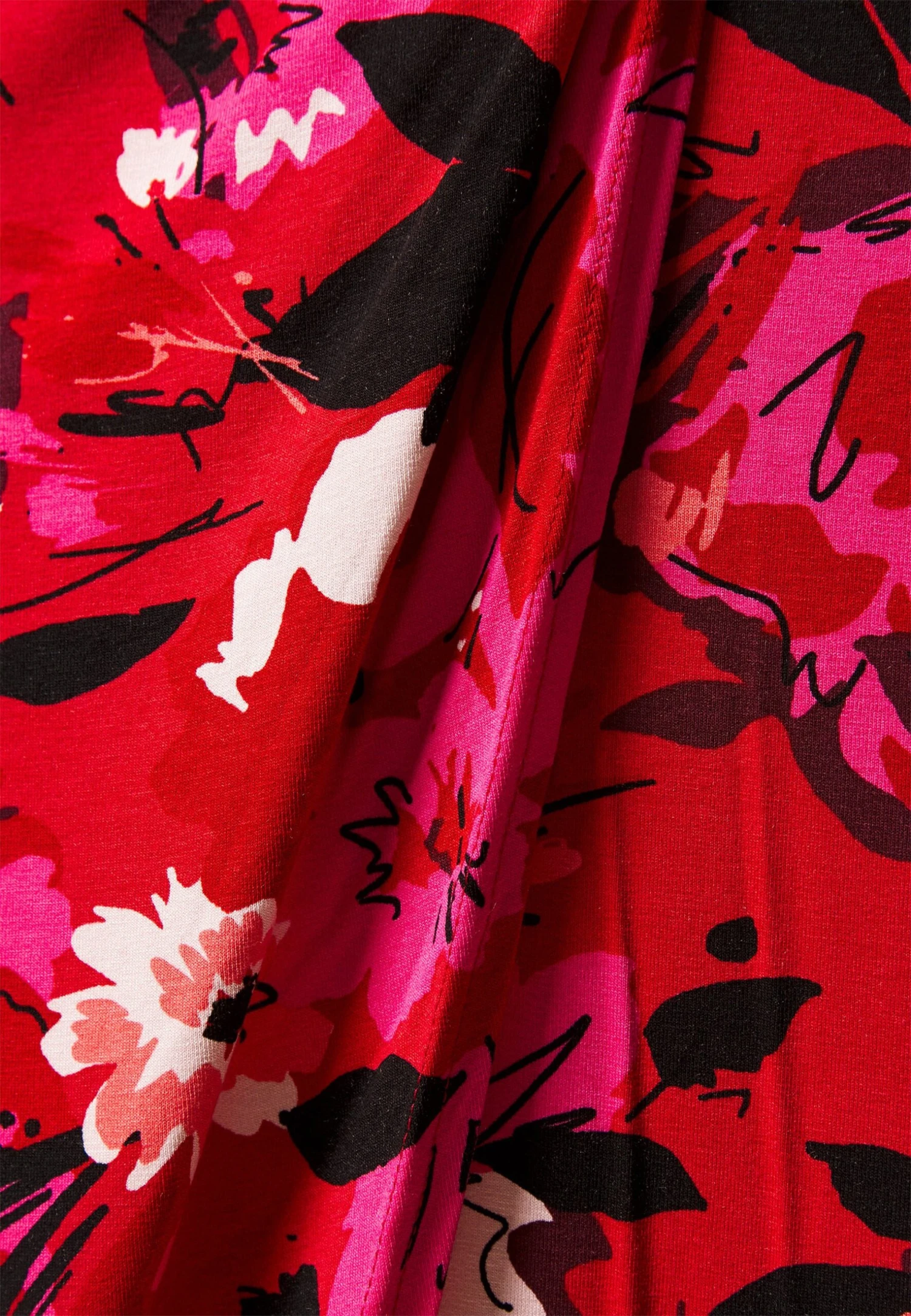 Front Knot Midi Skirt - Kokerrok - Pink