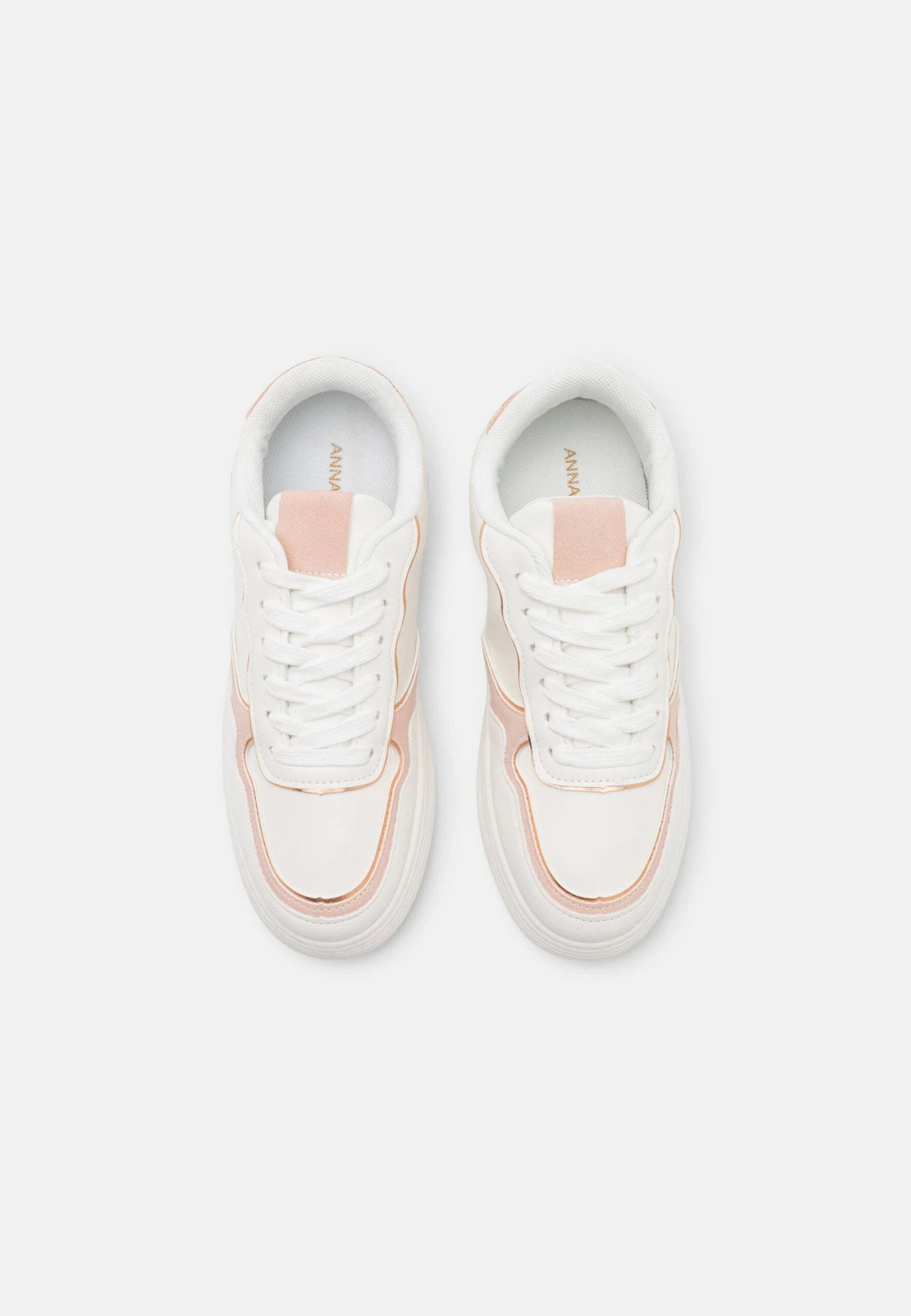 Sneakers Laag - White/Rose Gold Coloured