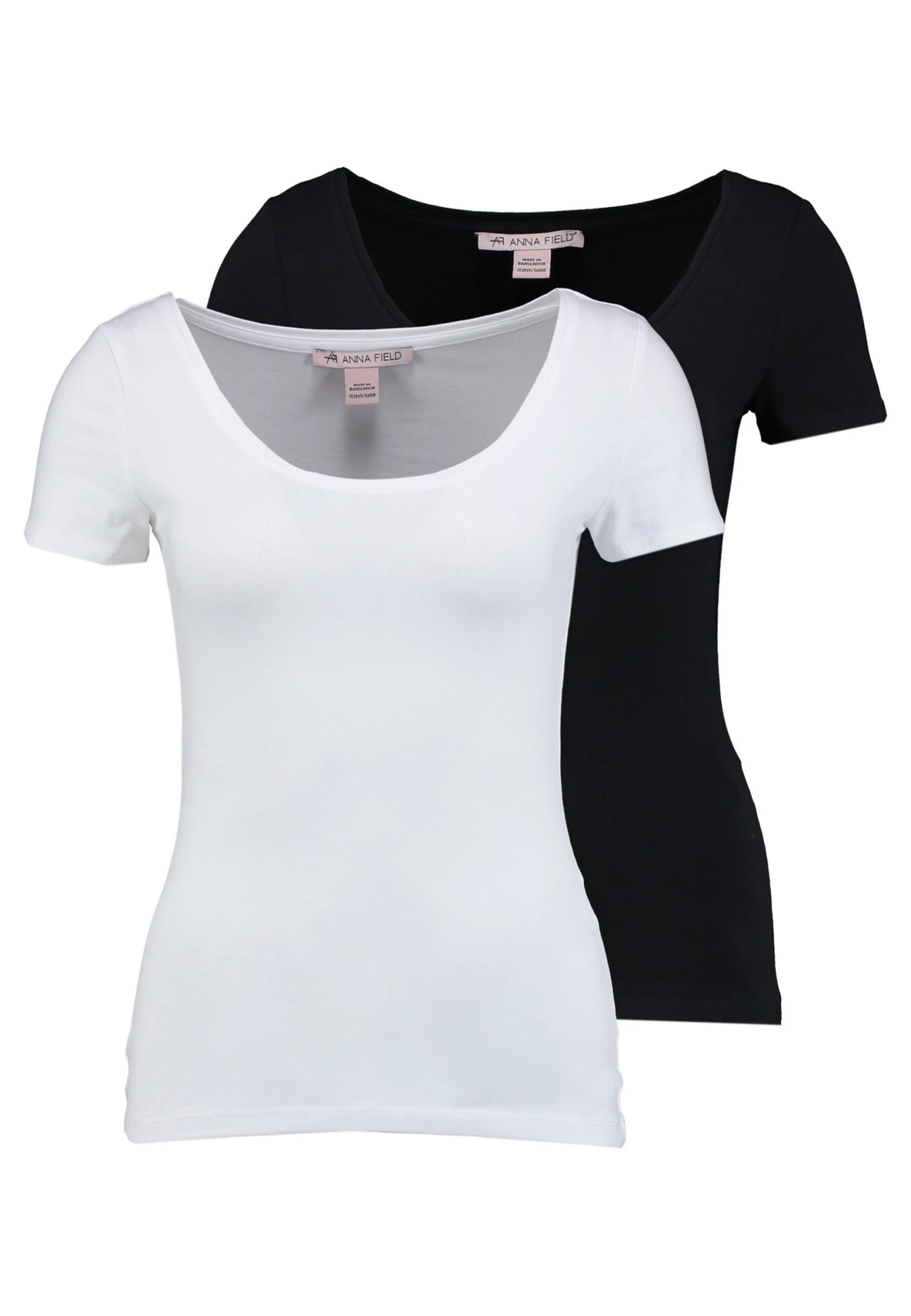 2 Pack- T-Shirt Basic - Black/White