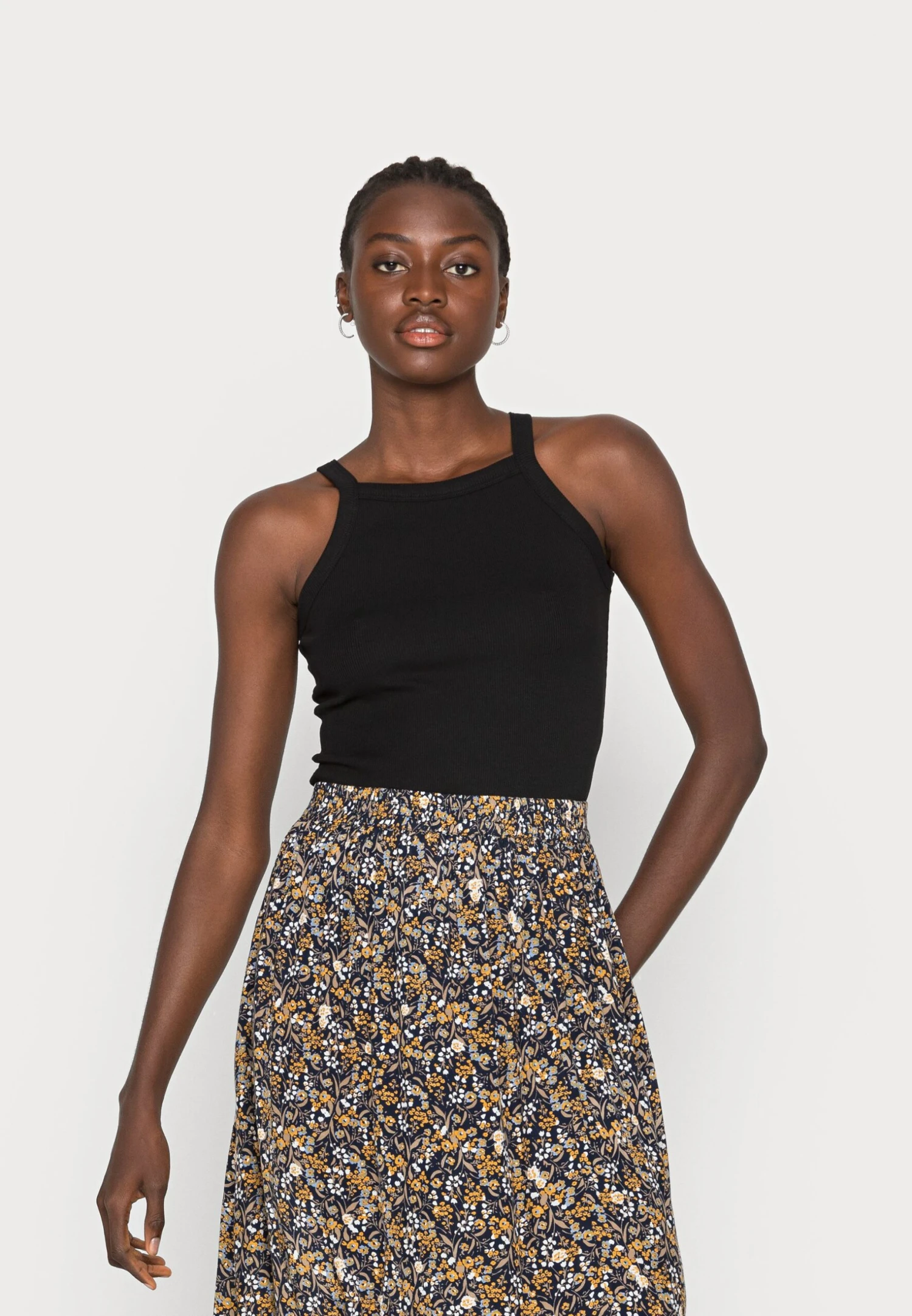 2 Pack - Top - Black/Khaki