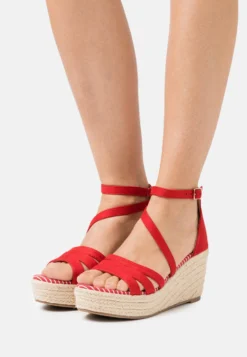 Anna Field Sandalen Met Plateauzool - Red