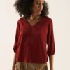 Anna Field Blouse - Red