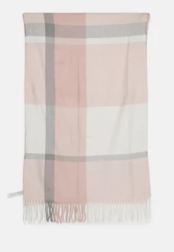 Anna Field Sjaal - Pink/Grey/Off-White