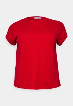Slub Jersey- T-Shirt Basic - Red