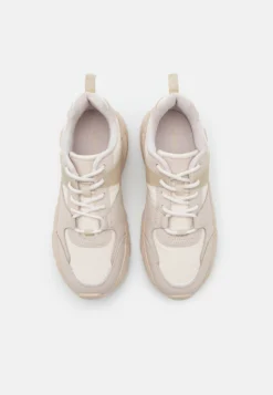 Anna Field Leather - Sneakers Laag - Beige