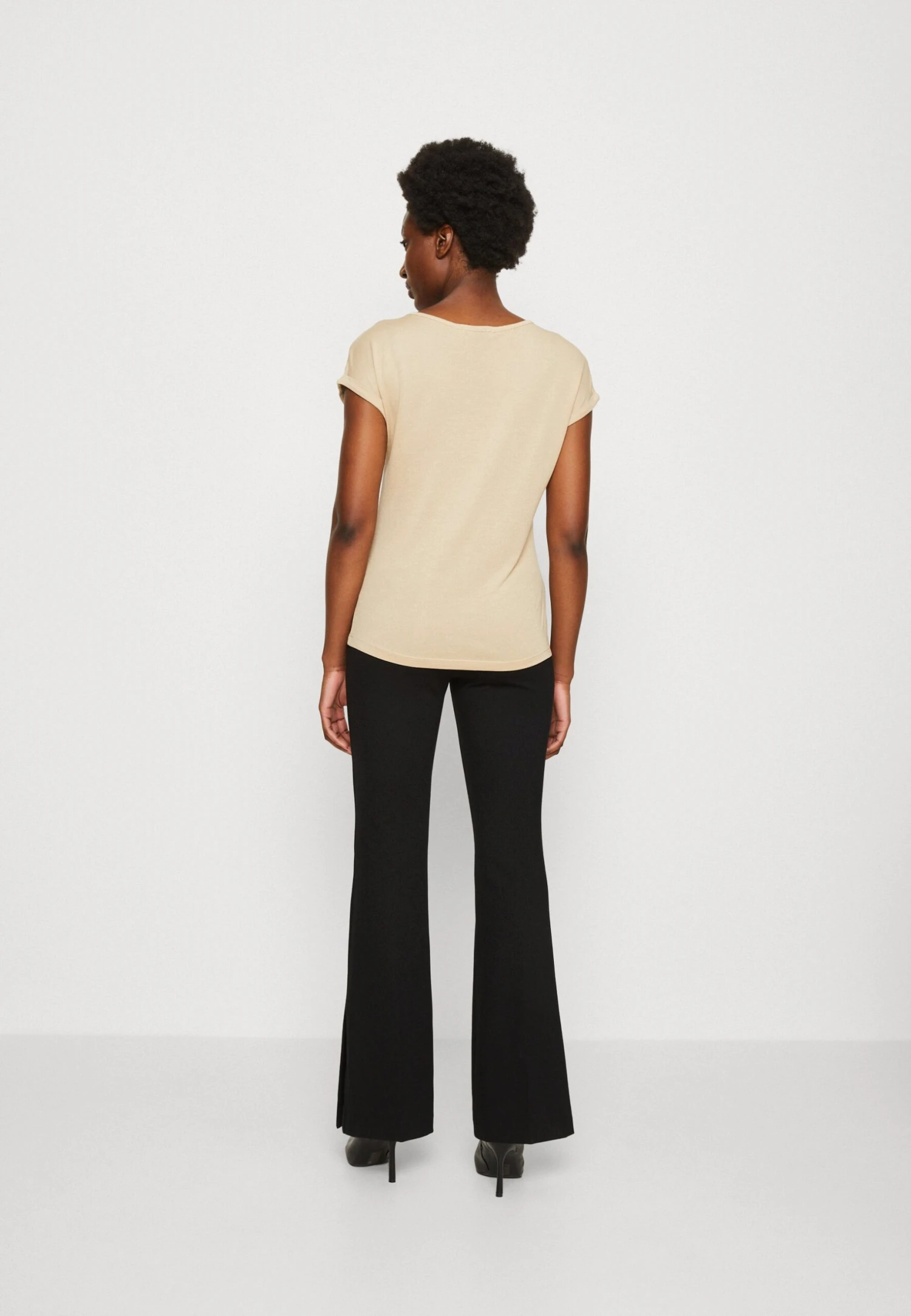 3 Pack - T-Shirt Basic - Beige/Off-White/Red