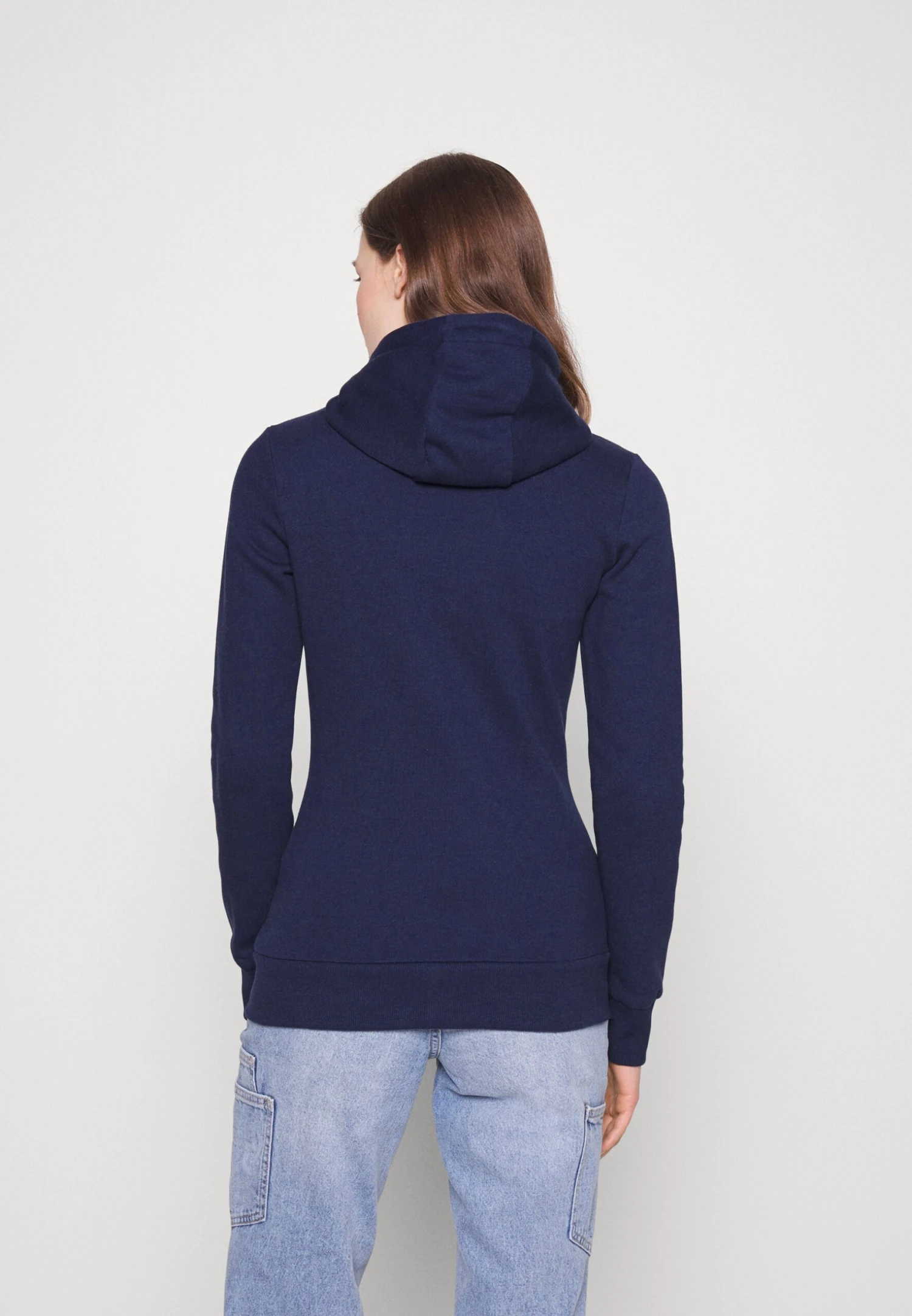 Sweater Met Rits -Dark Blue