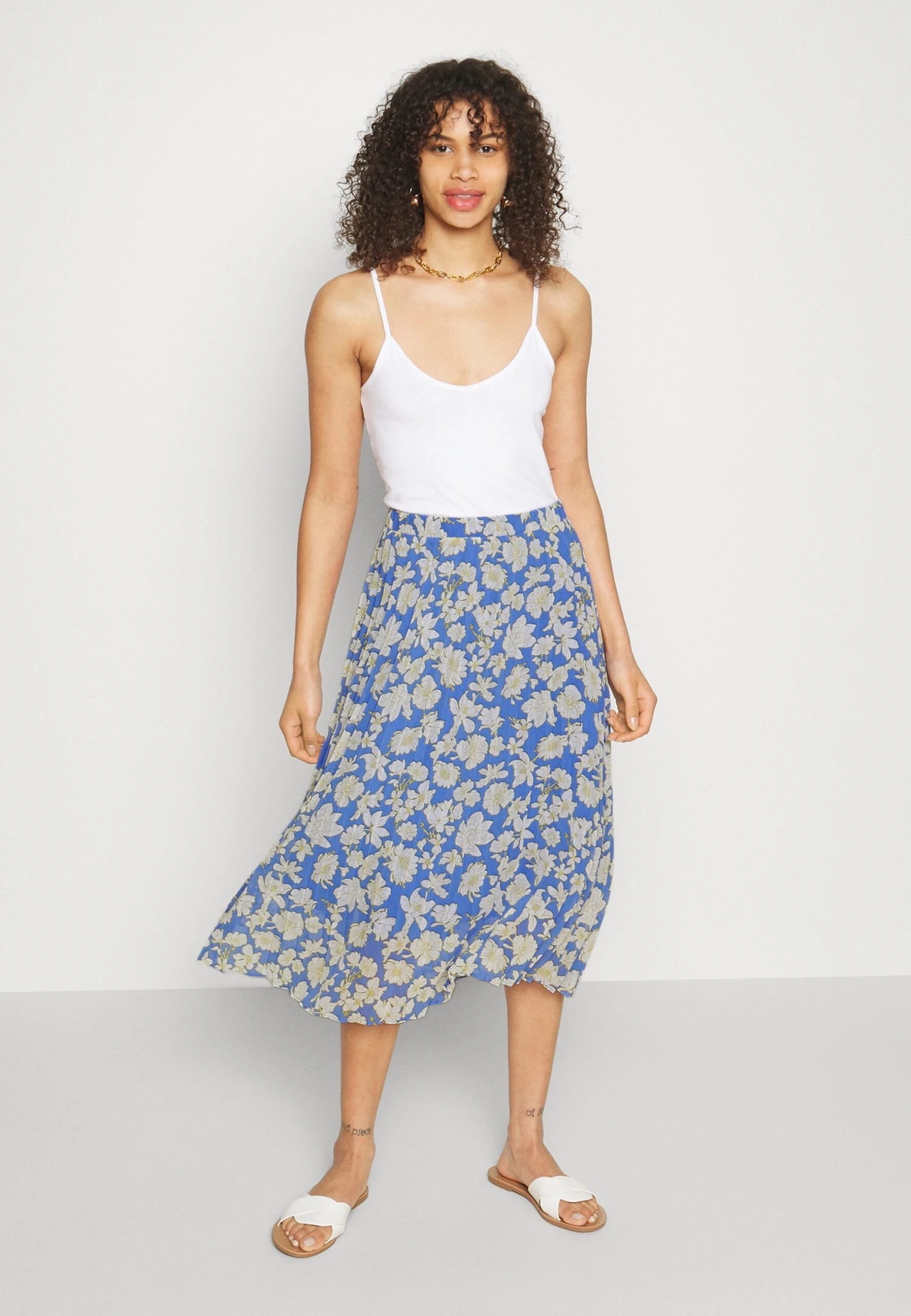 Plooirok -Light Blue