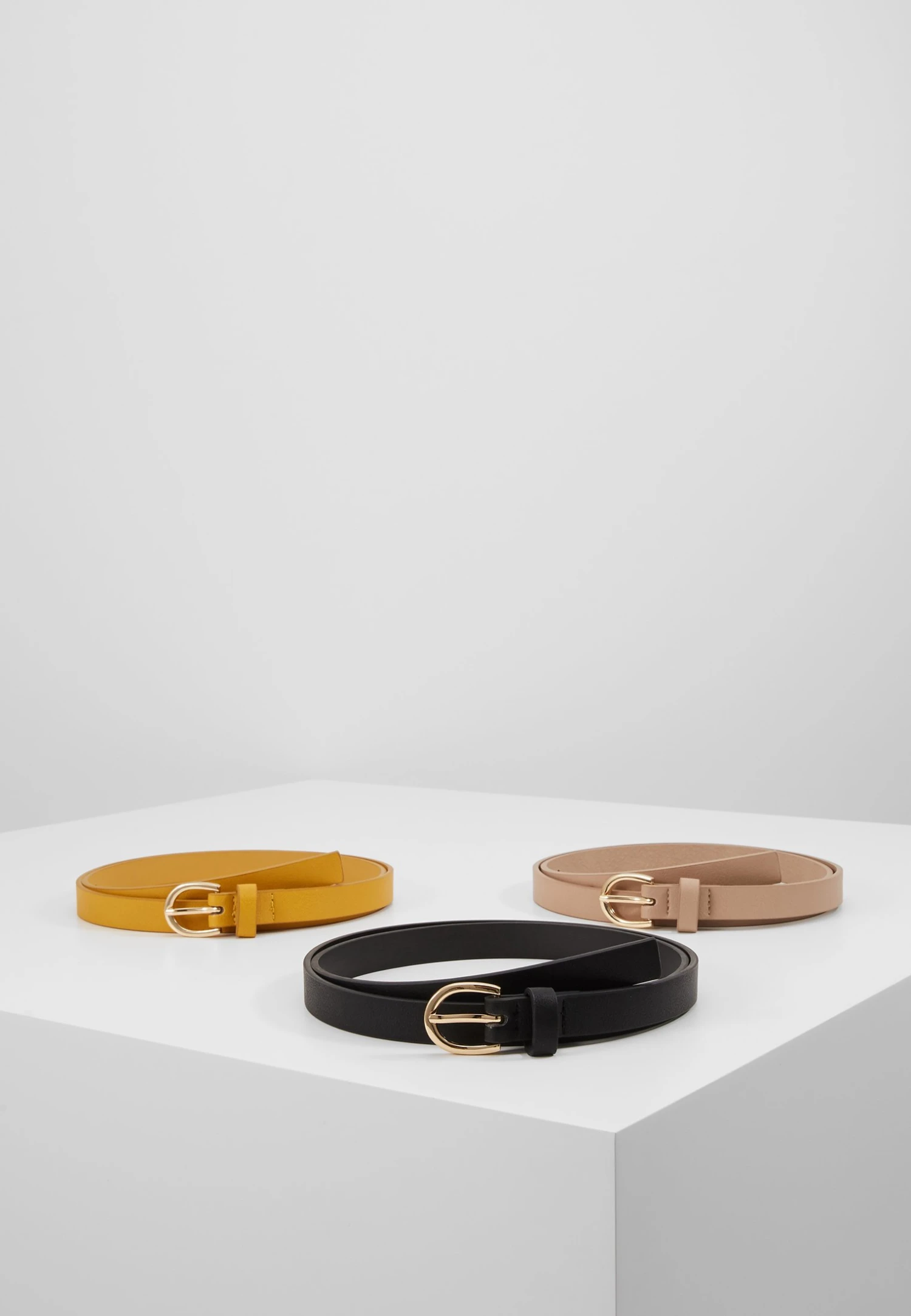 3 Pack - Tailleriem - Black/Yellow/Taup