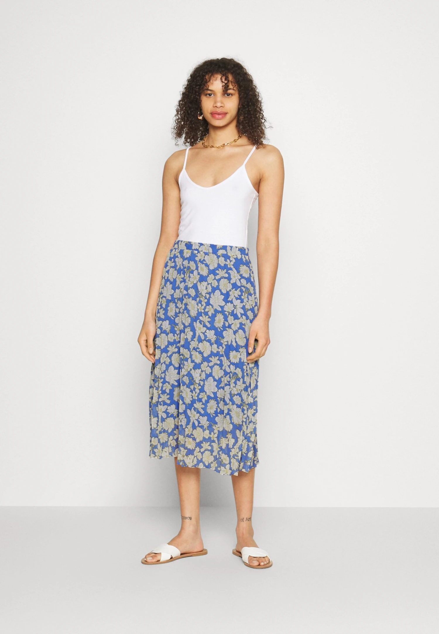 Plooirok -Light Blue