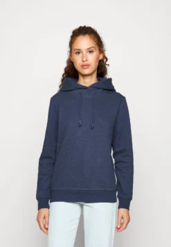 Hoodie - Mottled Dark Blue
