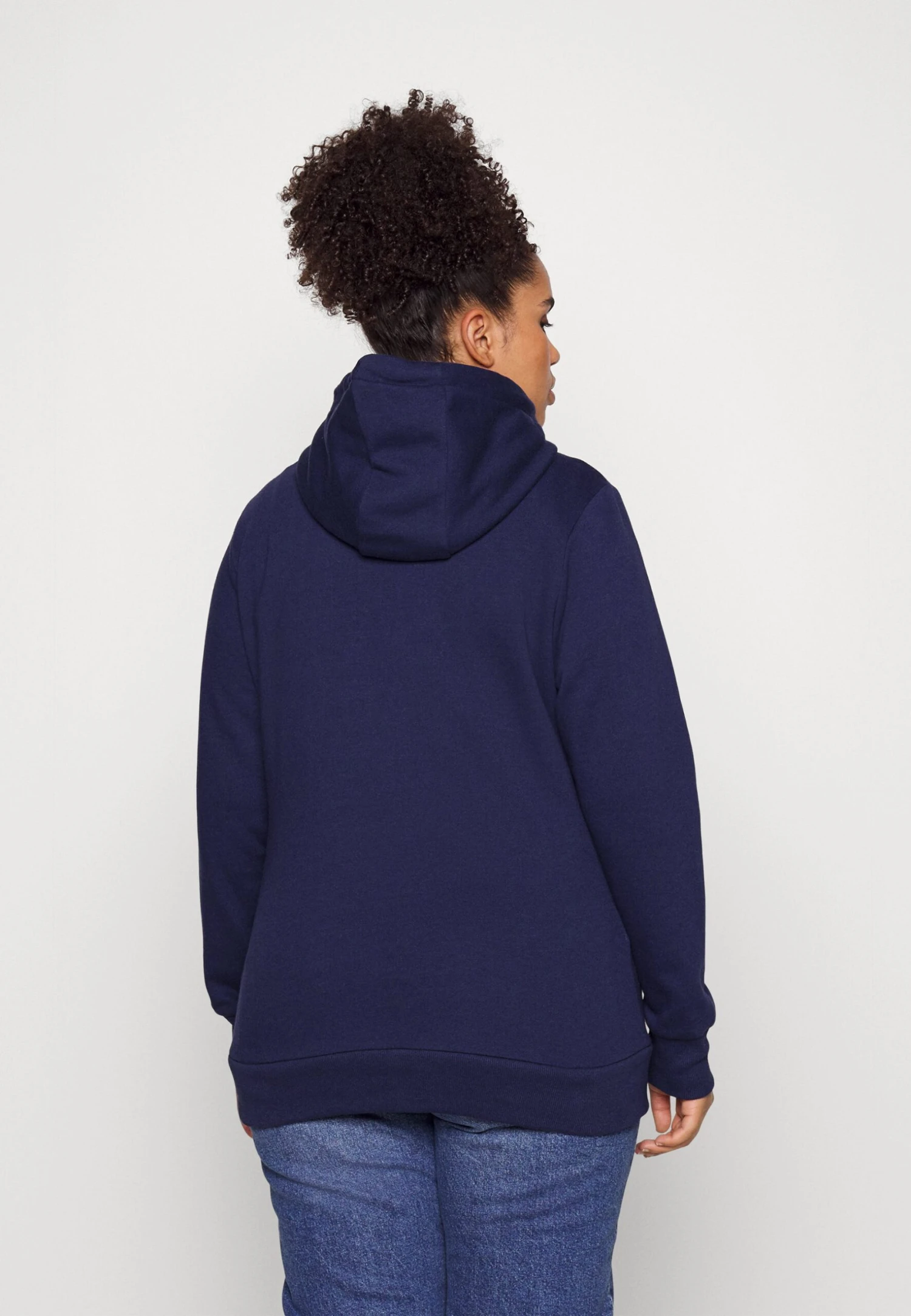 Sweater Met Rits - Dark Blue