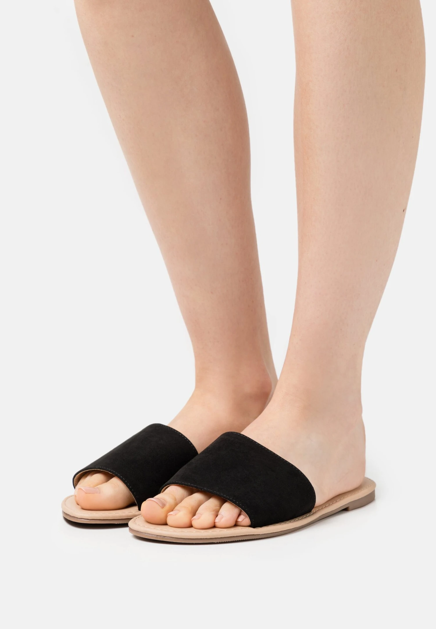 2 Pack - Muiltjes - Black/Cognac