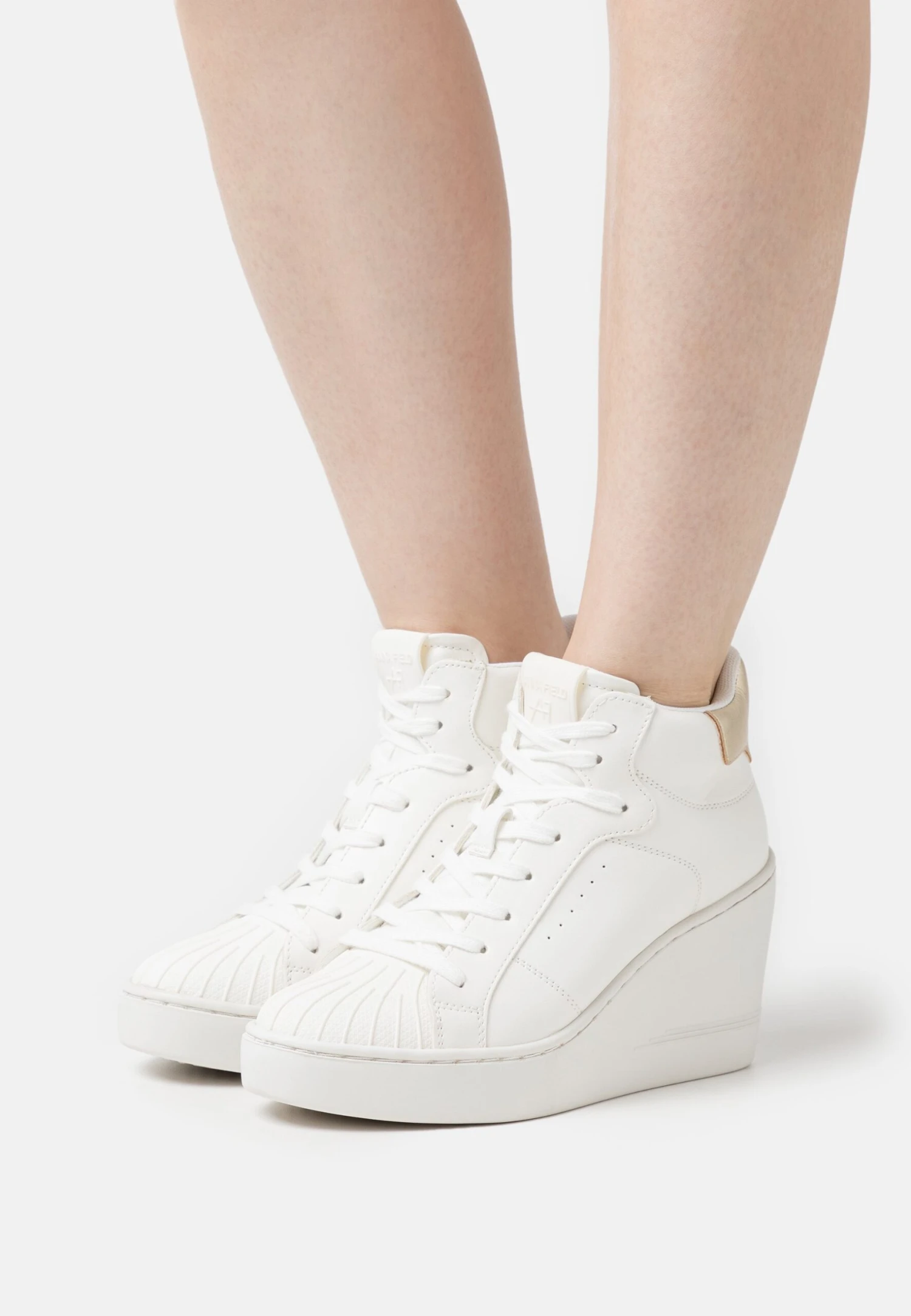 Sneakers Hoog - White/Gold