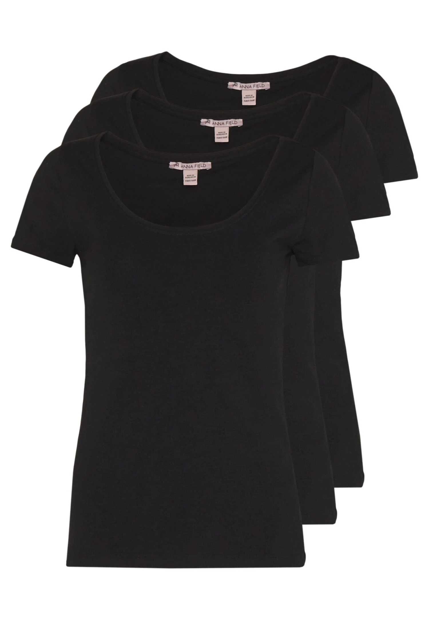 3 Pack - T-Shirt Basic - Black