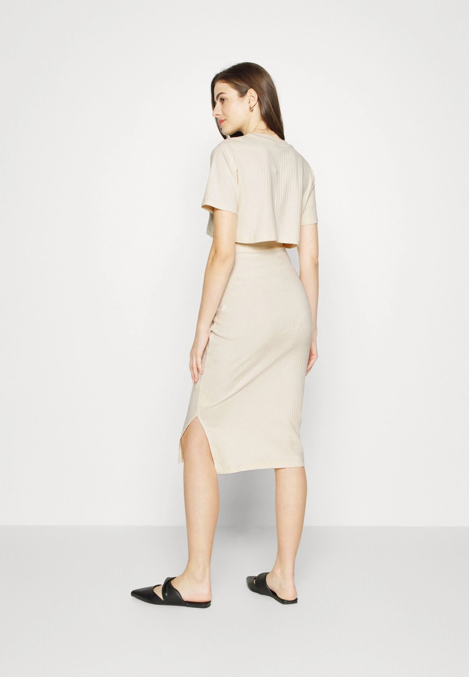 Top Skirt Set - Kokerrok - 003 - Off-White