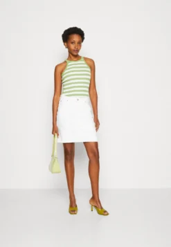 Anna Field 2 Pack - Top - Off-White/Green