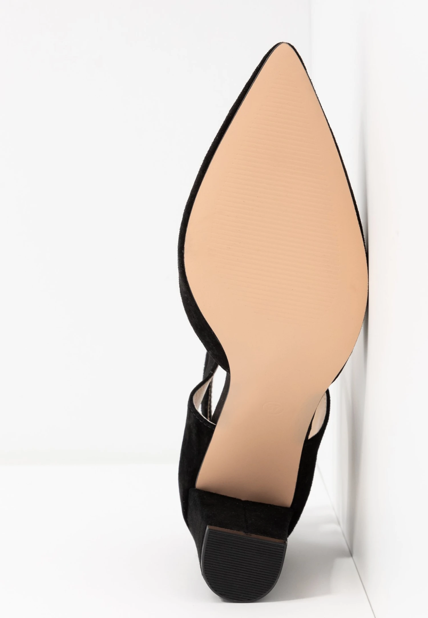 Leather- Hoge Hakken - Black