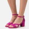 Leather Wide Fit - Sandalen - Pink